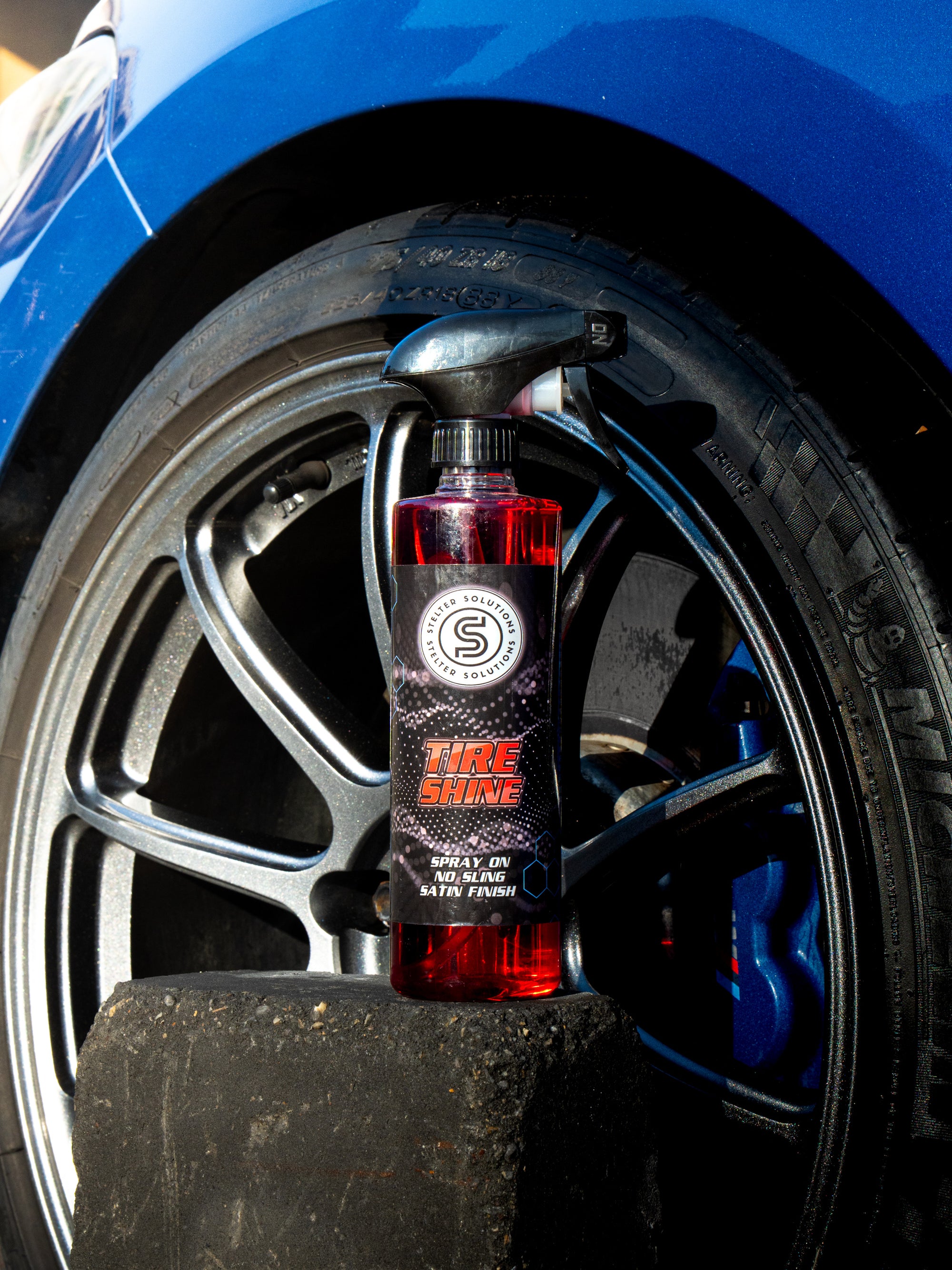Tire Shine Detailer No-Sling, Water Based Finish