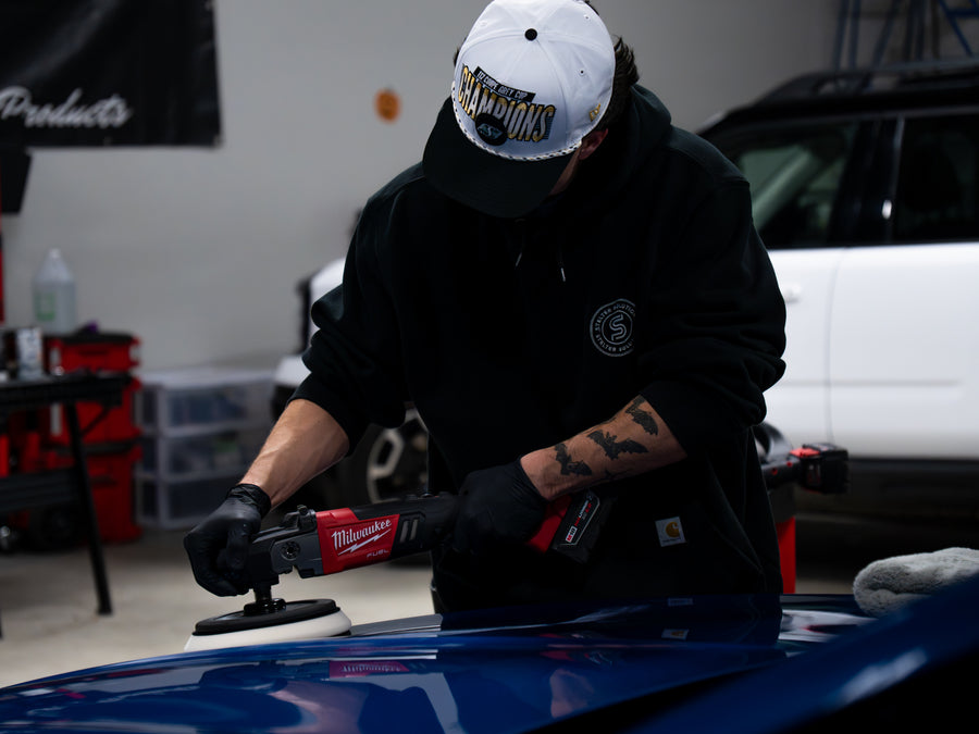 Ceramic coating application at Stelter Solutions Regina
