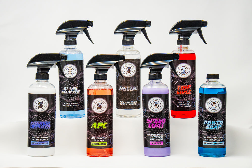 Full 16oz Detailer Bundle -  Includes Speed Coat, Tire Shine, All Purpose Cleaner & More
