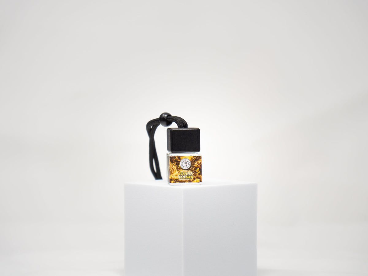 Gold Rush – Stelter Scents – Premium Glass Air Fresheners for vehicles