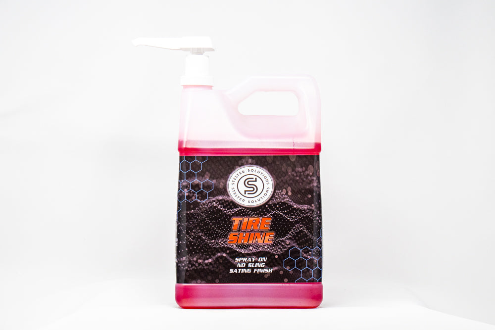 Tire Shine Detailer No-Sling, Water Based Finish