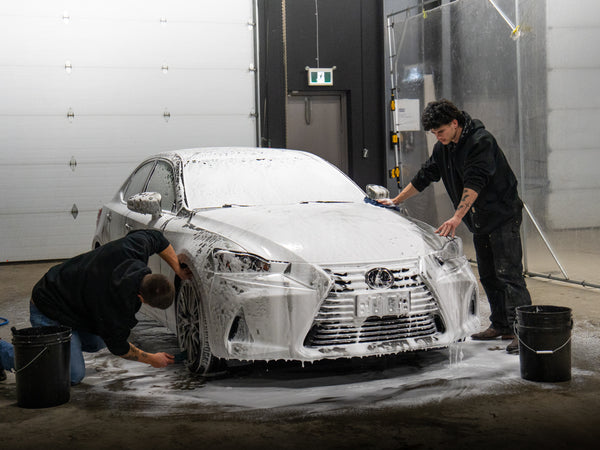 Professional exterior car wash and detailing service in Regina SK