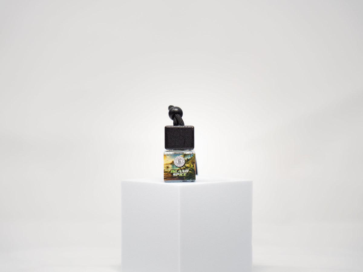 Island Spice – Stelter Scents – Premium Glass Air Fresheners for vehicles